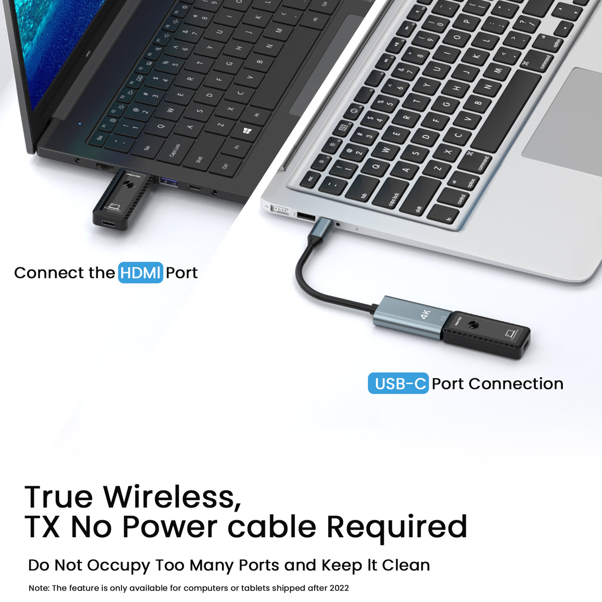 PWAY HDMI Wireless Trasmettitore e Ricevitore, Kit Extender da 500M (1640FT), 5GHz 1080P@60Hz per lo Streaming da DSLR, Laptop, Netflix, YouTube, a TV/Proiettore PWAY HDMI Wireless Trasmettitore e Ricevitore, Kit Extender da 500M (1640FT), 5GHz 1080P@60Hz per lo Streaming da DSLR, Laptop, Netflix, YouTube, a TV/Proiettore