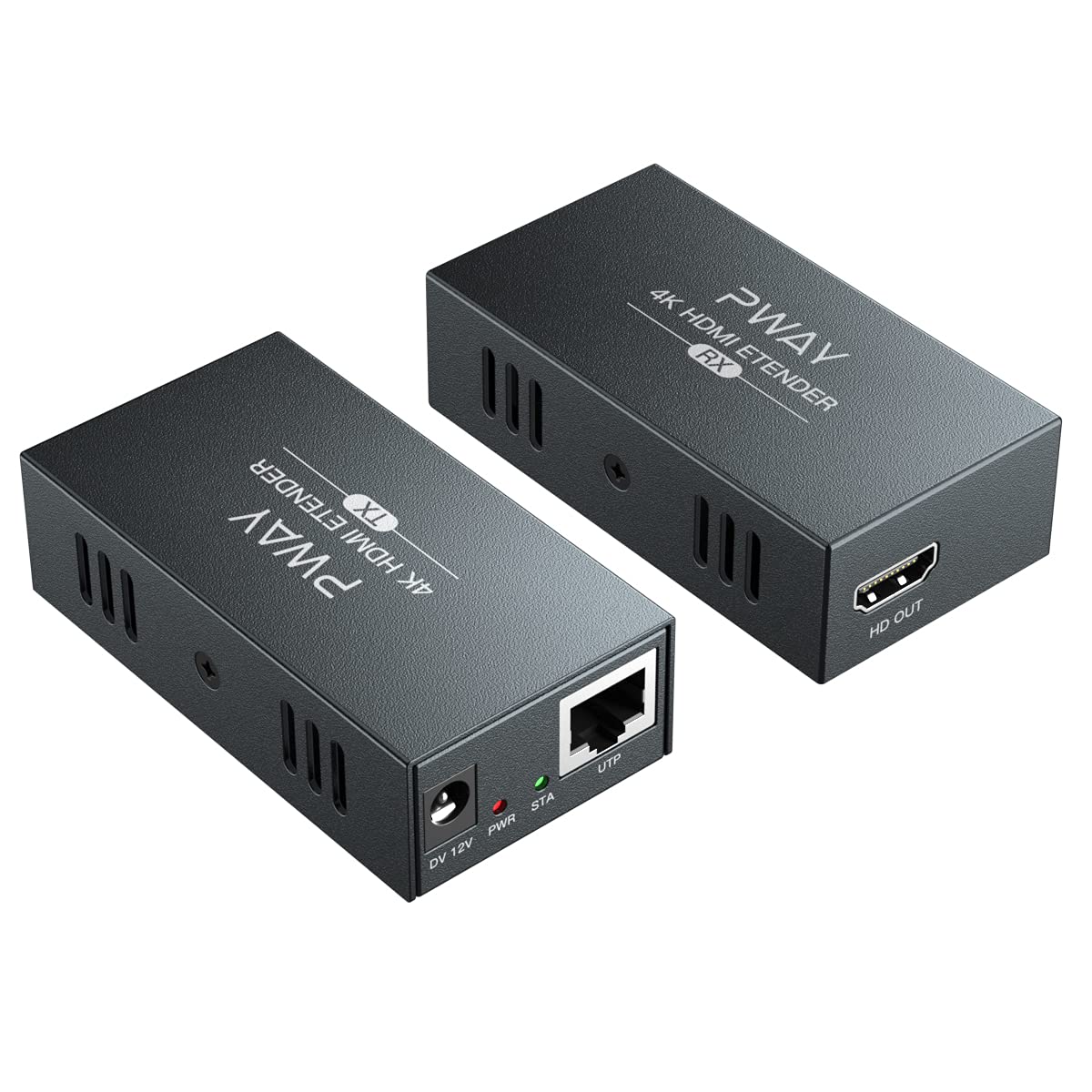 Hdmi Extander Application PWAY 400ft Wireless HDMI Extender – 1080P Zero Latency | One-to-Many ...